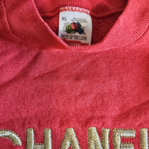 Red Paris Long Sleeved Sweatshirt - Picture 5 of 5